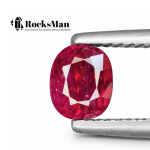 1.04 Ct Natural Burmese Ruby – Unheated Oval Cut