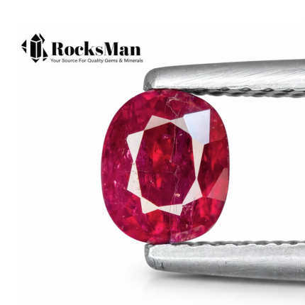 1.04 Ct Natural Burmese Ruby – Unheated Oval Cut