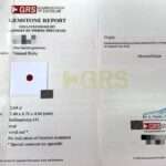 Pigeons Blood Ruby Pair, 4.06 Ct , GRS Certified - Image 2