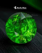 5.68 ct demantoid garnet green untreated lotus certified natural gemstone