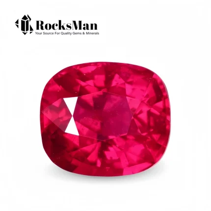 GRS Certified Pigeon Blood Ruby – Unheated Natural Mozambique Ruby, 2.06 Ct, Cushion Cut