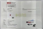 GRS Certified Pigeon Blood Ruby – Unheated Mozambique Ruby, 2.19 Ct, Cushion Cut - Image 2
