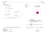 Exceptional Hot Pink Sapphire – Lotus Certified Unheated Burmese Sapphire, 2.19 Ct, Oval Cut - Image 2