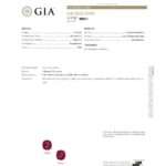 Ruby Pair – GIA Certified Unheated Rubies, 2.12 Ct Total, Cushion Cut - Image 2