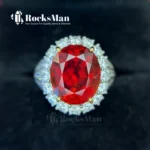 Gübelin Certified 12.88 Ct Natural ruby (No heat) , Exceptional Quality