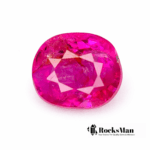 Natural Mogok Ruby – Unheated Burmese Ruby, 0.83 Ct, Pinkish Red, Oval Cut