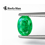 Natural Zambian Emerald – Minor Oil, Rich Green, 1.91 Ct, Oval Cut