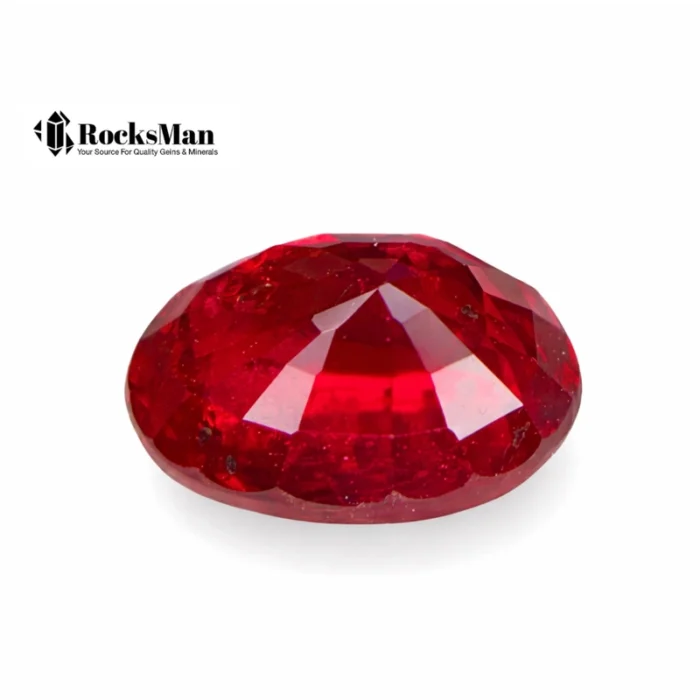 AIGS Certified Pigeon Blood Ruby – Unheated Mozambique Ruby, 1.21 Ct, Oval Cut - Image 2