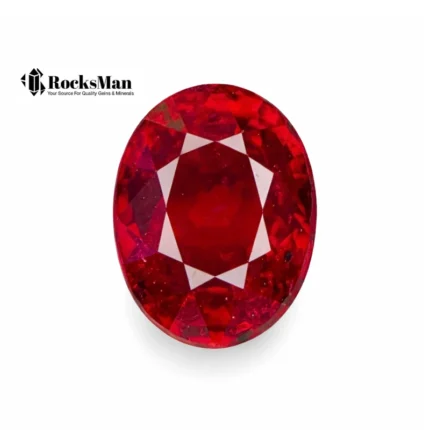 AIGS Certified Pigeon Blood Ruby – Unheated Mozambique Ruby, 1.21 Ct, Oval Cut