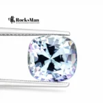 Natural Unheated Tanzanite Purplish Blue  – 7.97 Ct, Cushion Cut